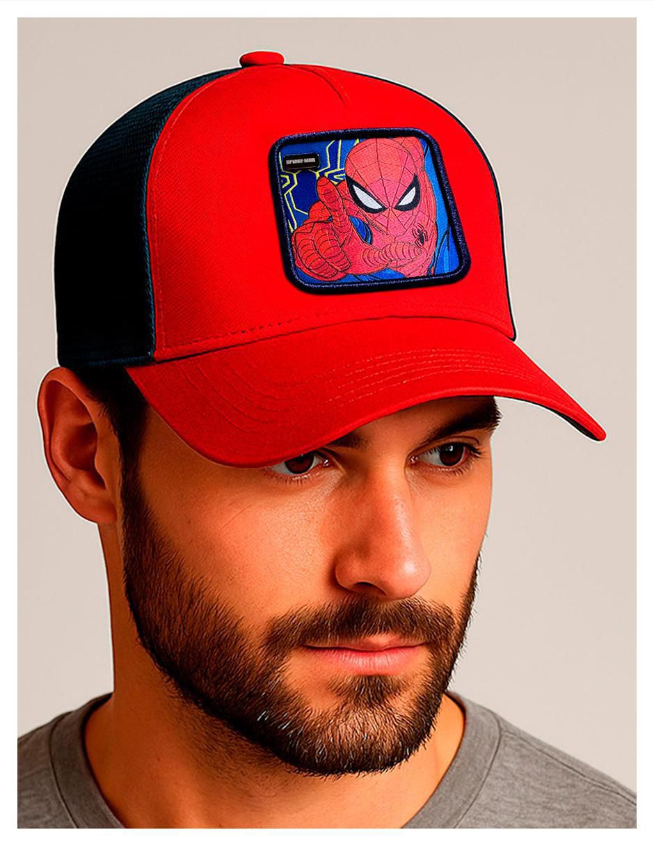 Gorra visera curva snapback Marvel Spiderman para hombre 2