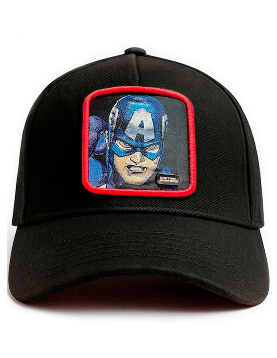 Gorra visera curva snapback Capitan America para hombre 5