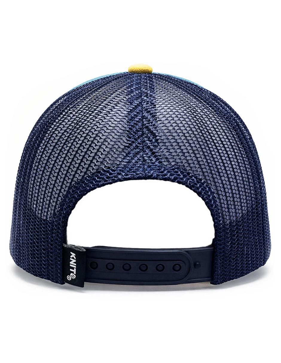 Gorra visera curva snapback casual Lucha Libre Aqua para hombre 5