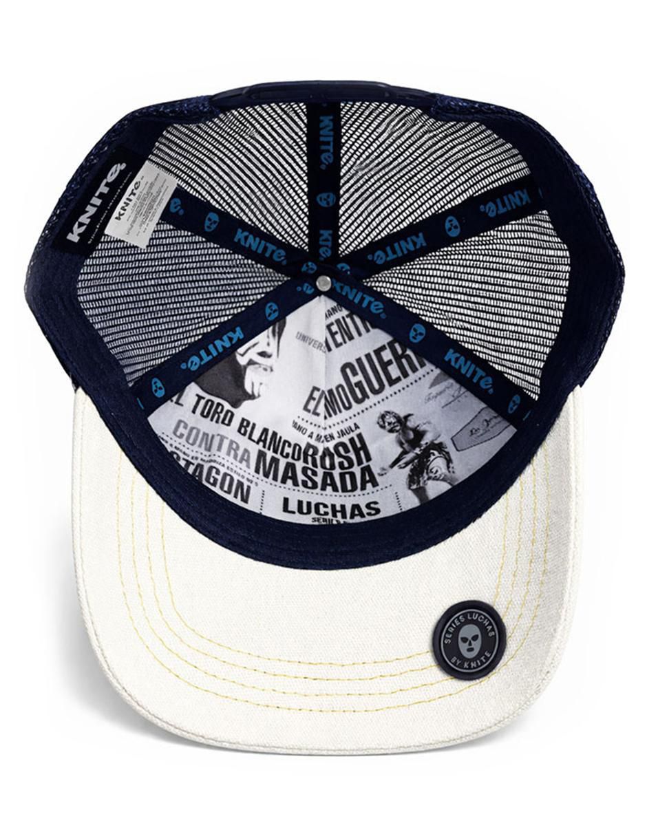 Gorra visera curva snapback casual Lucha Libre Aqua para hombre 8