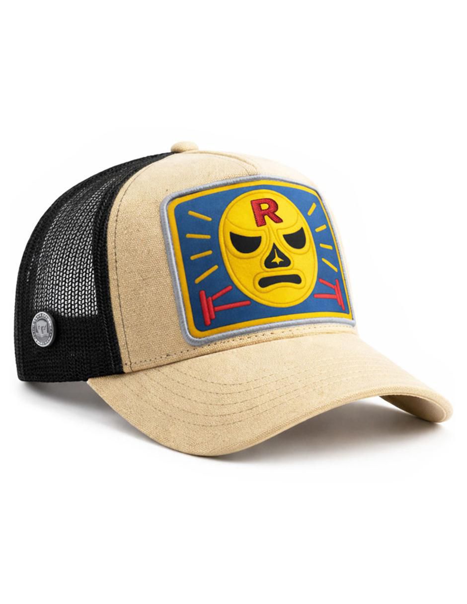 Gorra visera curva snapback casual Lucha Libre Mister R para hombre Gorra visera curva snapback casual Lucha Libre Mister R para hombre