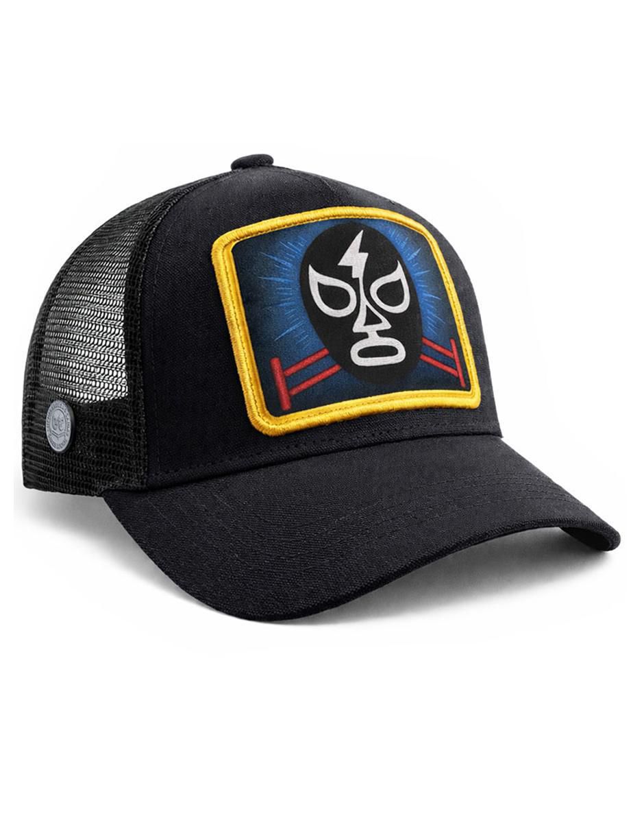 Gorra visera curva snapback casual Lucha Libre Rayo para hombre