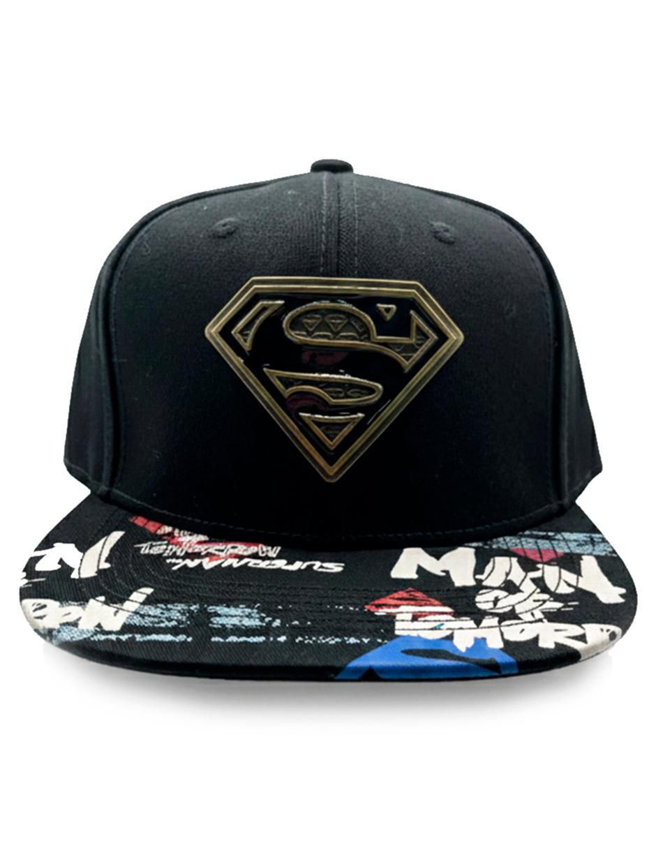 Gorra visera plana snapback Superman para hombre 7
