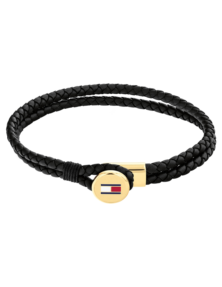 Pulsera Bruce Leather acabado brillante