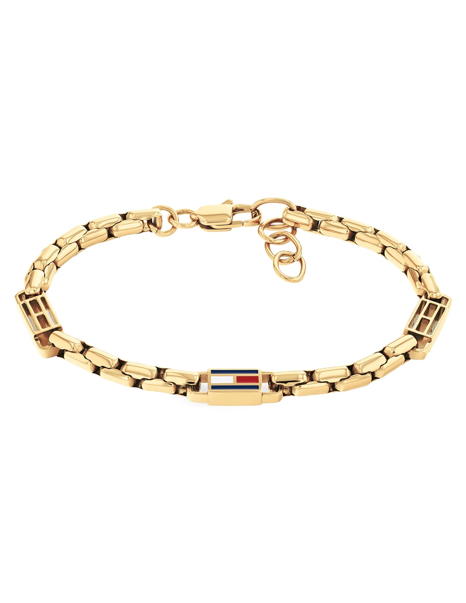 Pulsera 3D Flag Metal acabado pulido