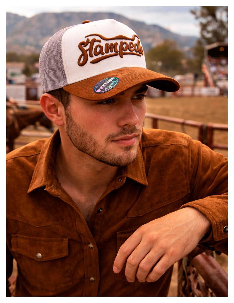 Gorra visera curva snapback casual para hombre 2