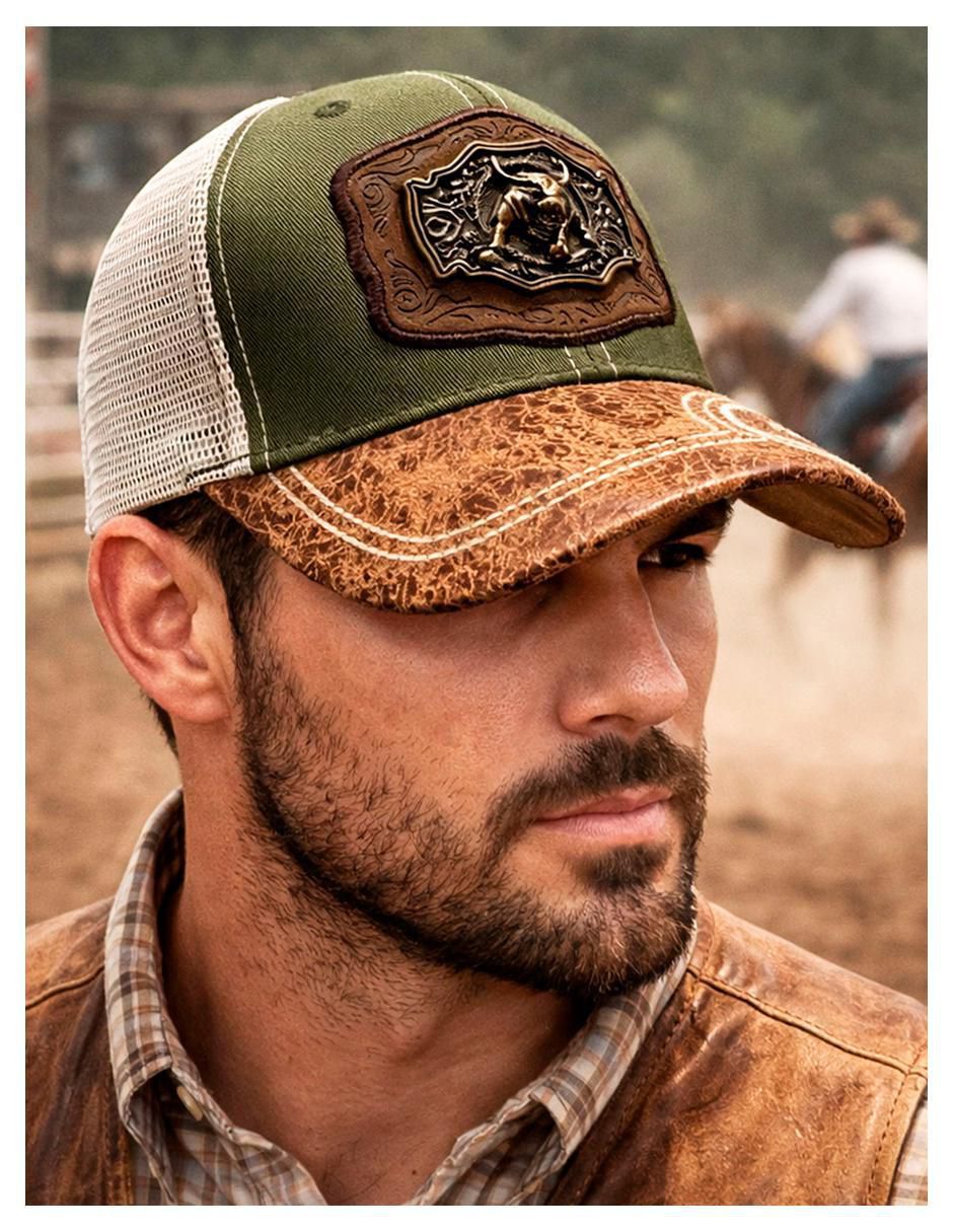Gorra visera curva snapback casual para hombre 5