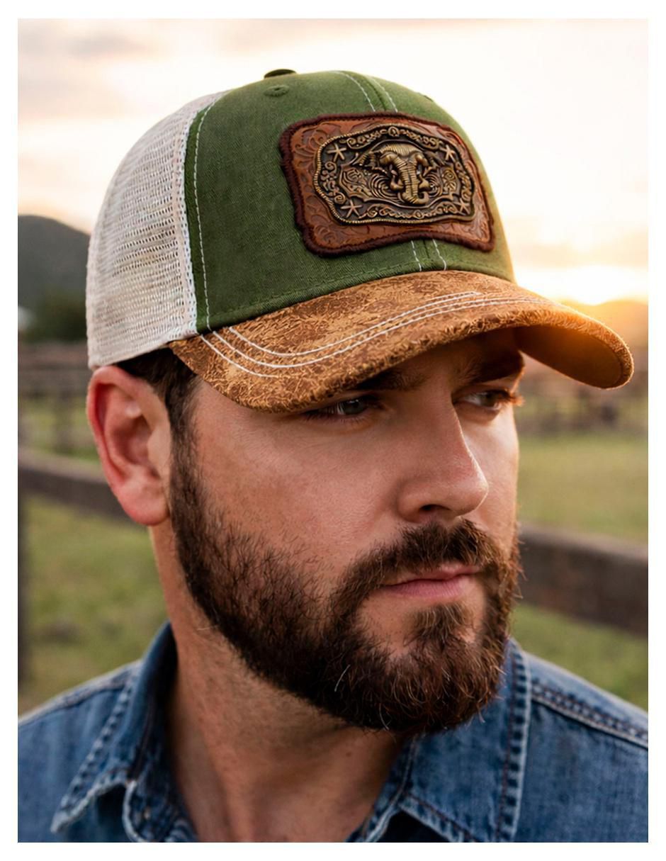 Gorra visera curva snapback casual para hombre 2