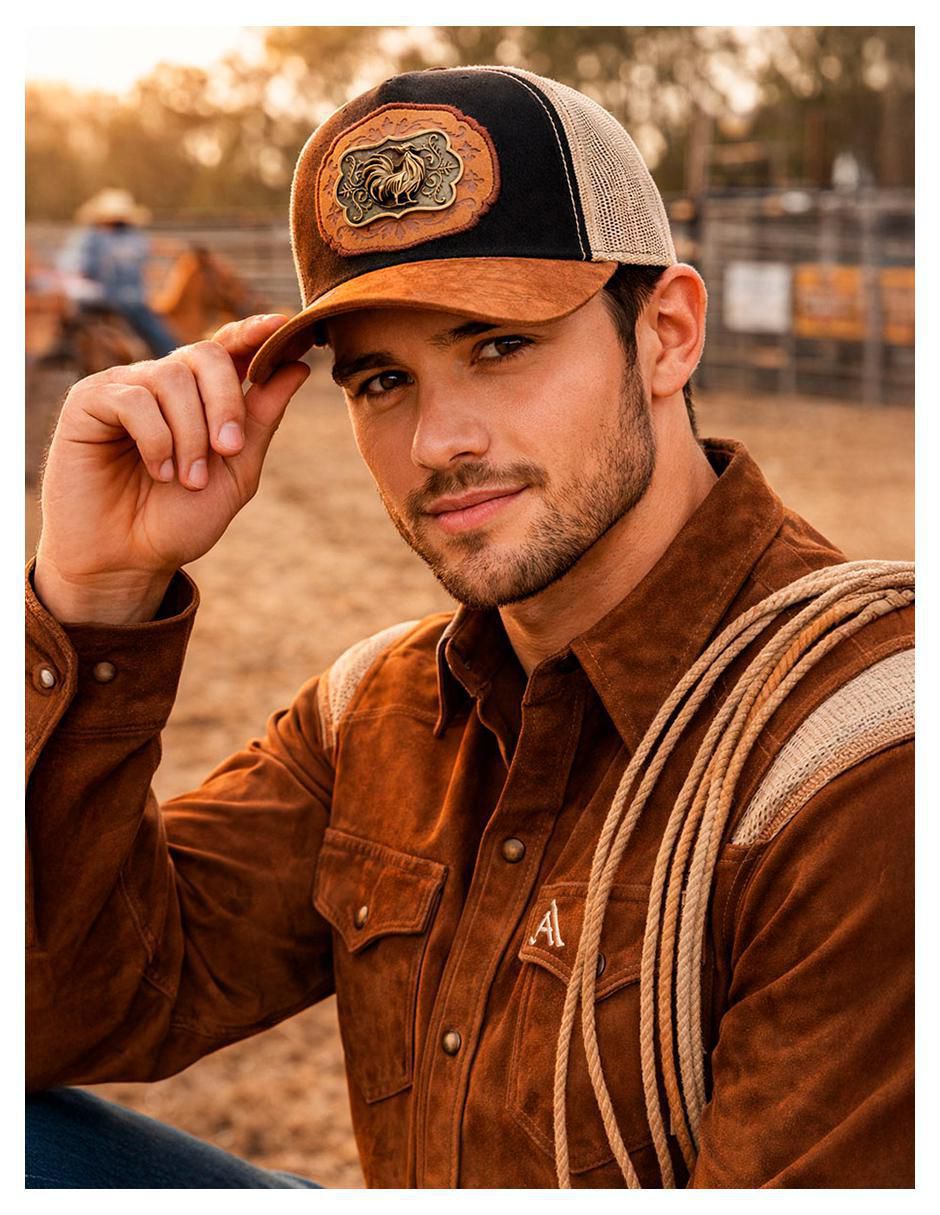 Gorra visera curva snapback casual para hombre 2