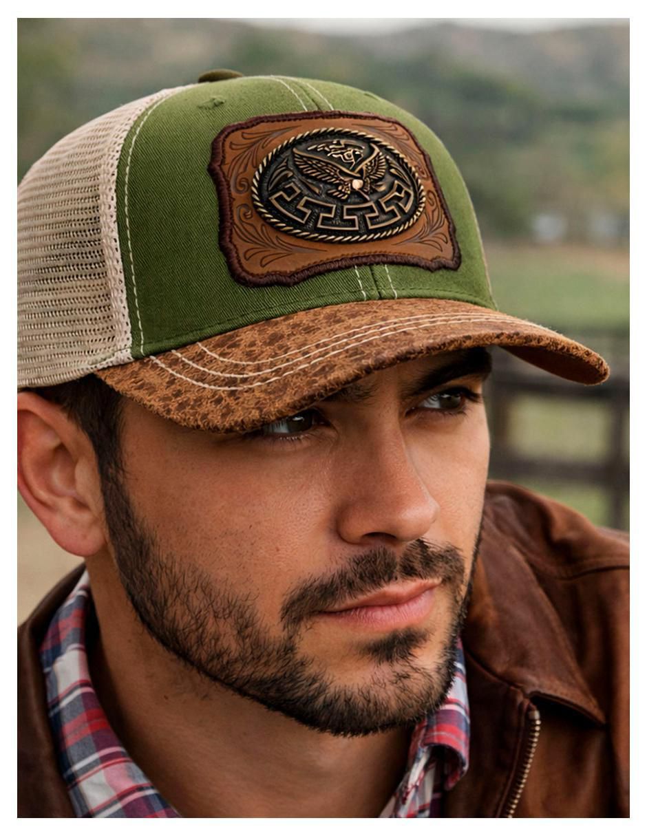 Gorra visera curva snapback casual para hombre 2