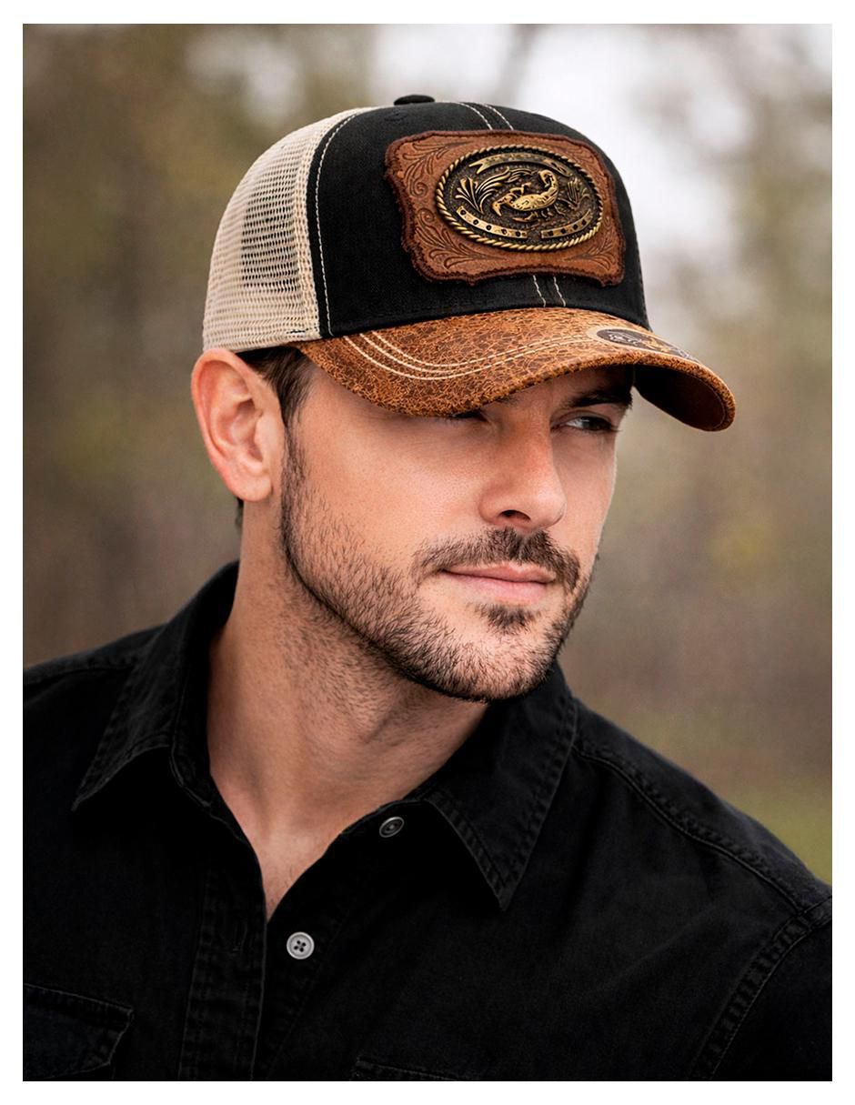 Gorra visera curva snapback casual para hombre 2