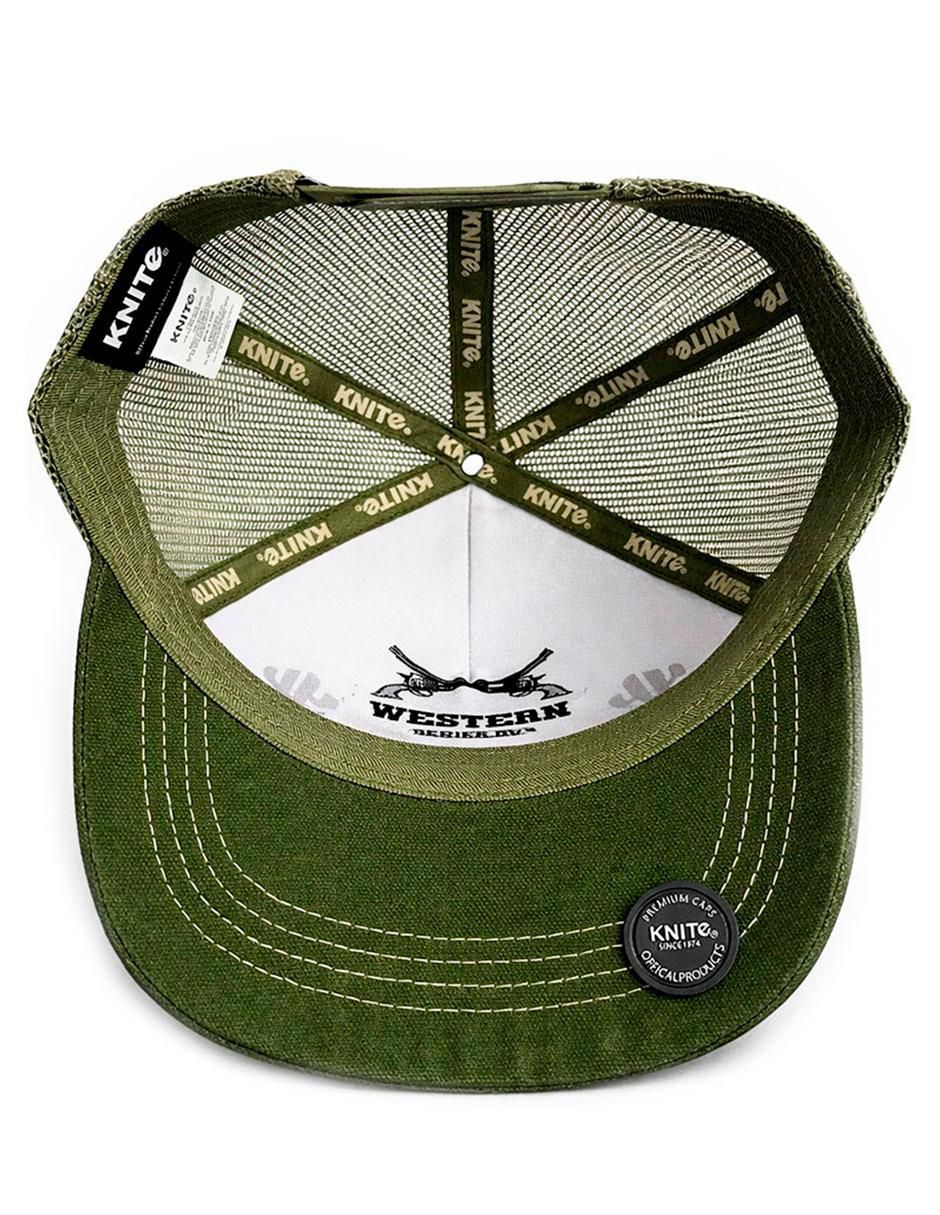 Gorra visera curva snapback casual Trucker Greenk para hombre 5