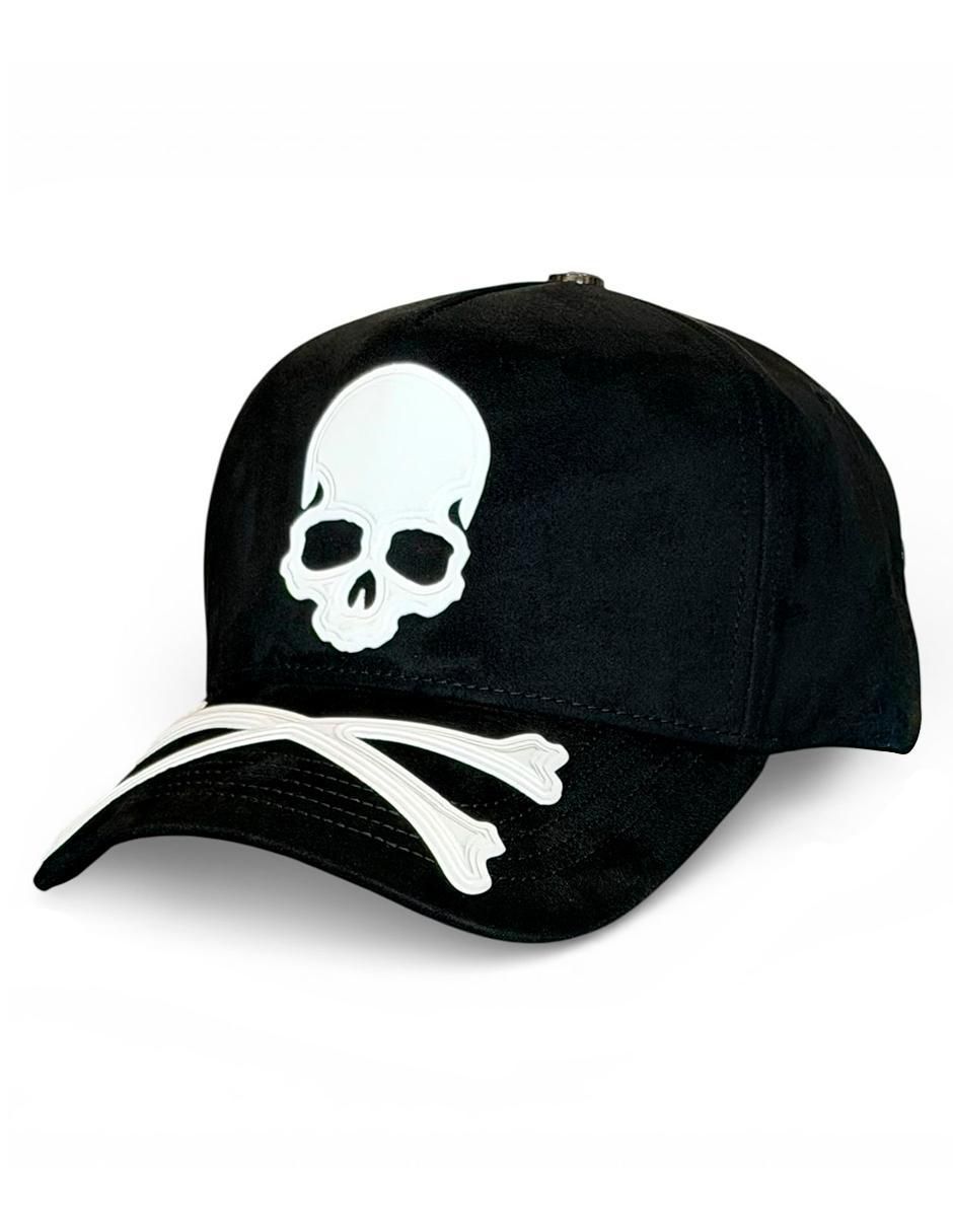 Gorra visera curva snapback casual Vago Bones adulto 3