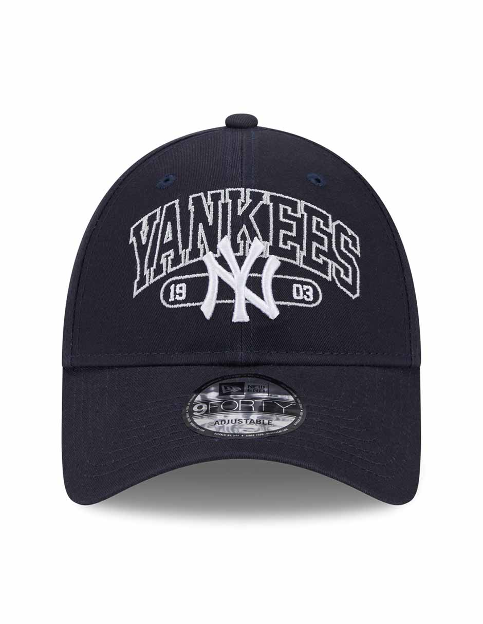 Gorra visera curva correa ajustable para béisbol Mlb Outline Mlb New York Yankees unisex 4