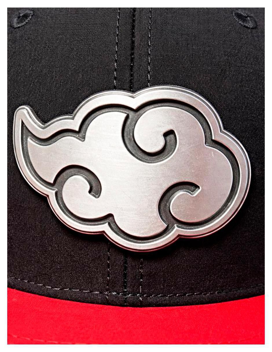 Gorra visera plana snapback casual Naruto Shippuden Akatsuki Cloud para hombre 3