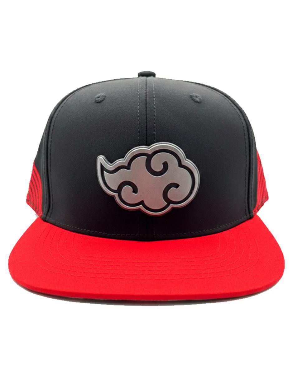 Gorra visera plana snapback casual Naruto Shippuden Akatsuki Cloud para hombre 7