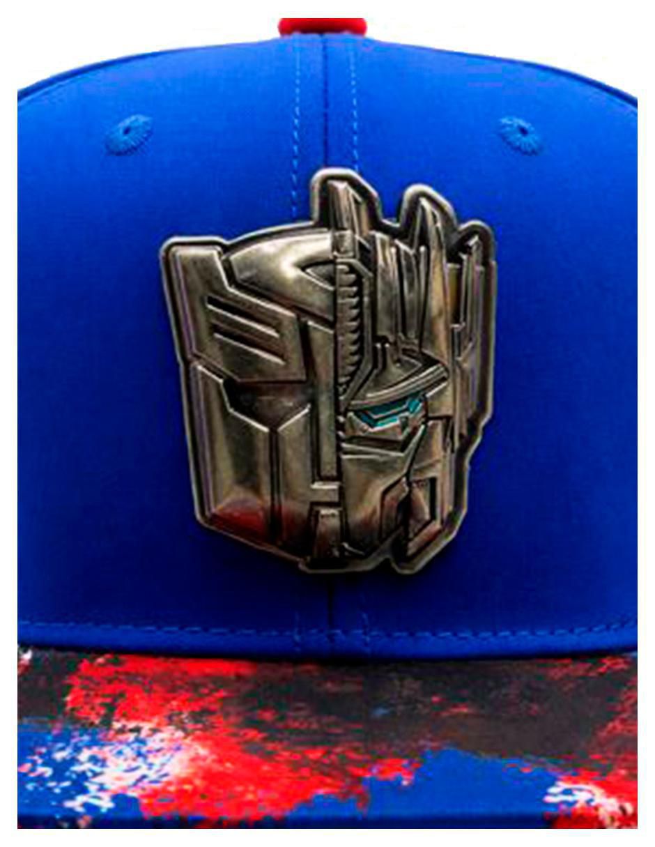 Gorra visera plana snapback casual Optimus Prime para hombre 2