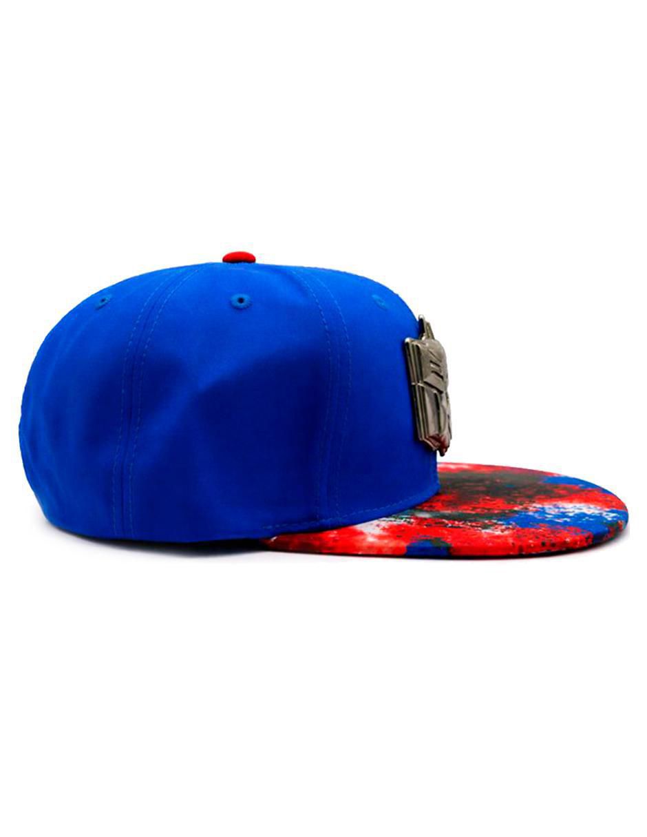 Gorra visera plana snapback casual Optimus Prime para hombre 5