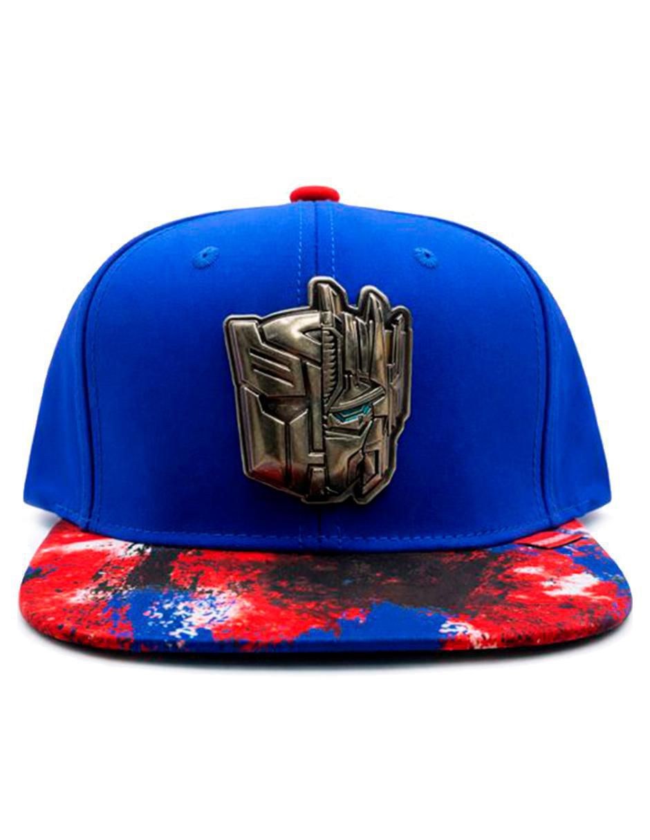 Gorra visera plana snapback casual Optimus Prime para hombre 6