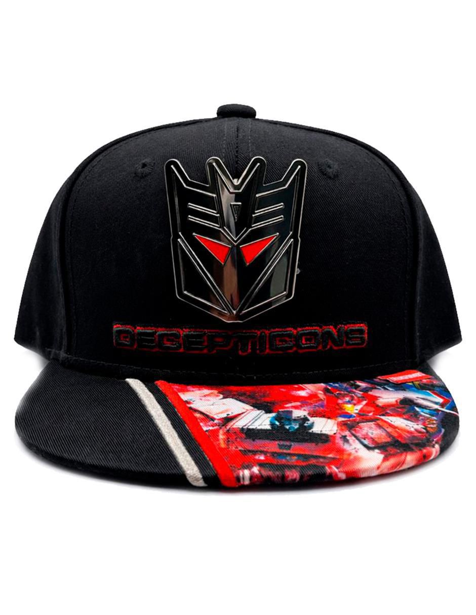 Gorra visera plana snapback casual Decepticon Iron para hombre 6