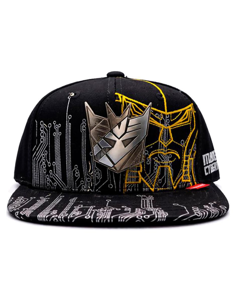 Gorra visera plana snapback casual Decepticon Iron Circuitos para hombre 6