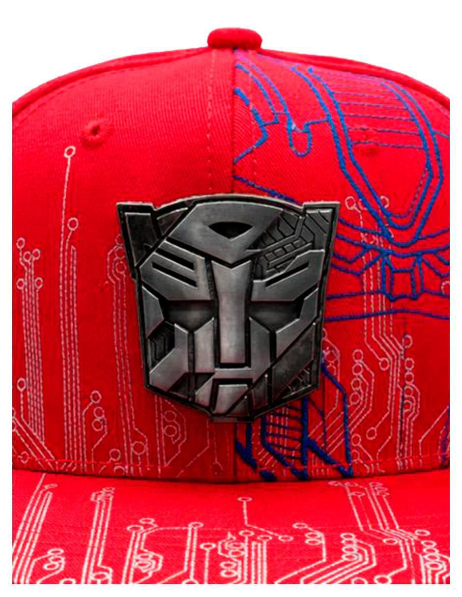 Gorra visera plana snapback casual  Iron Autobot para hombre 2