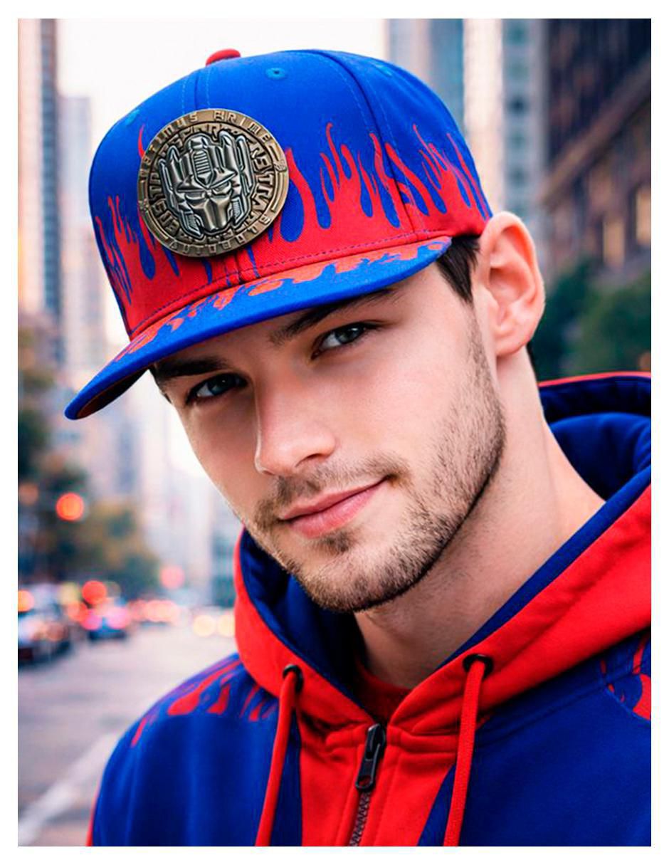 Gorra visera curva snapback casual Transformers para hombre 5