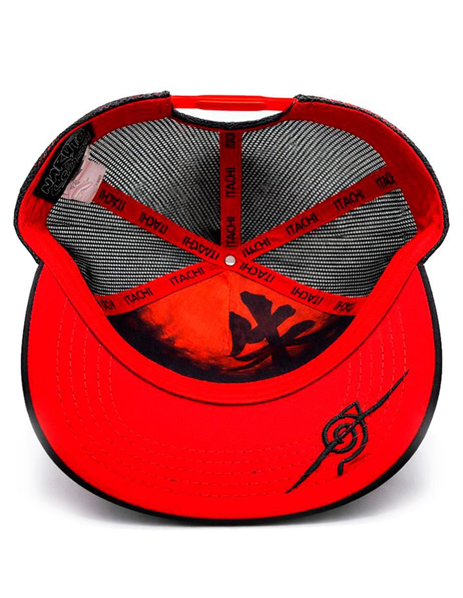 Gorra visera curva snapback casual Itachi Uchiha para hombre 3