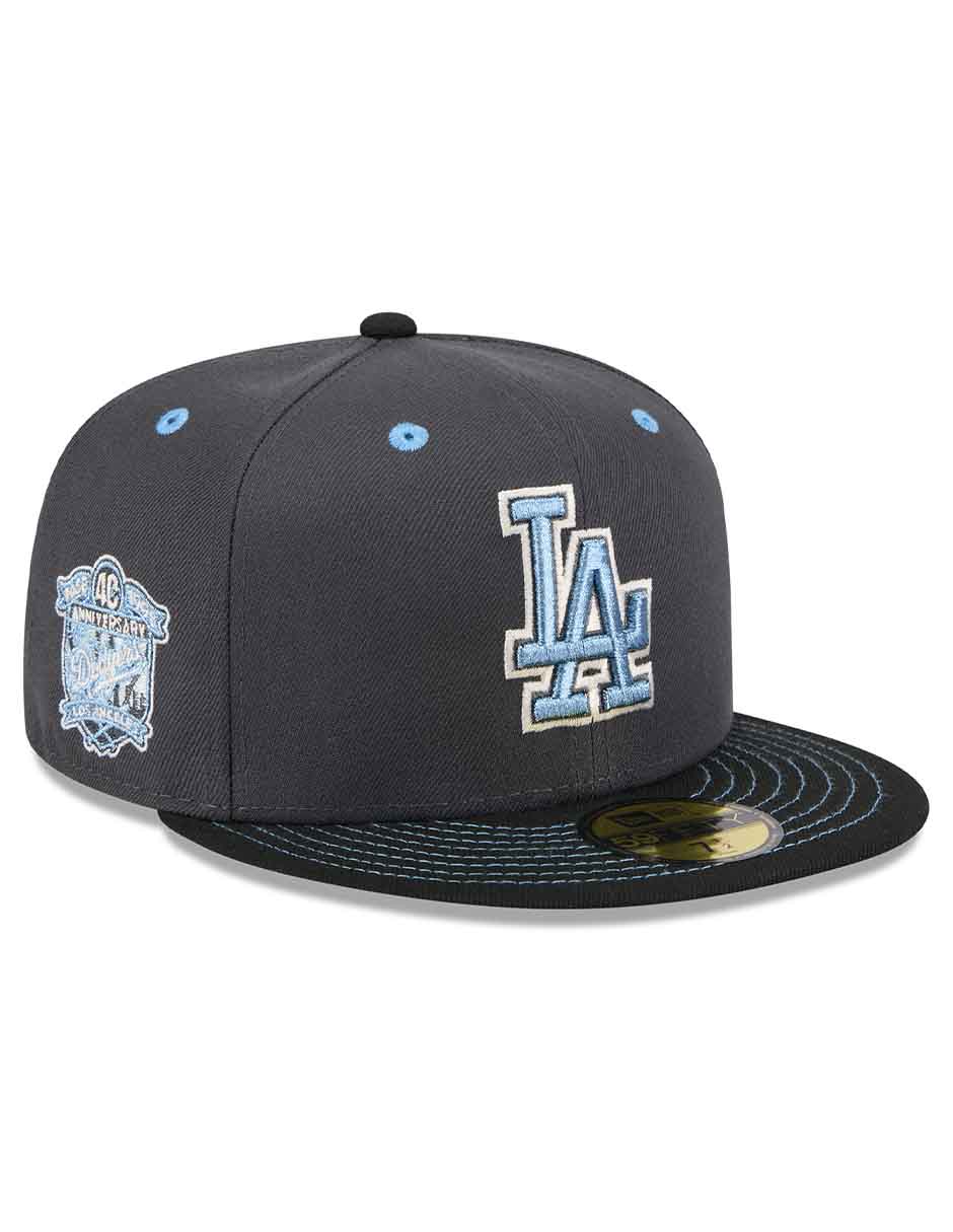 Gorra visera plana cerrada para béisbol Stone Ice Sp Mlb Los Angeles Dodgers unisex 2