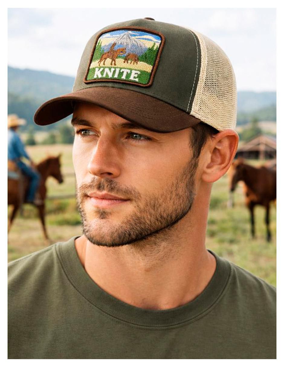 Gorra visera curva snapback casual para hombre 2