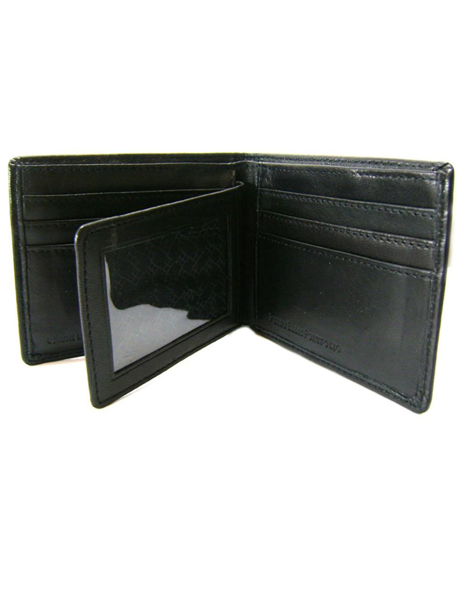 Cartera Perry Ellis Piel Negra 2025