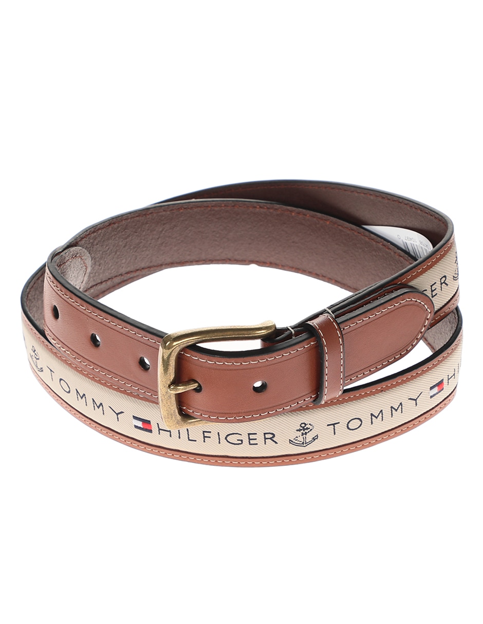 Cinturón de piel para hombre