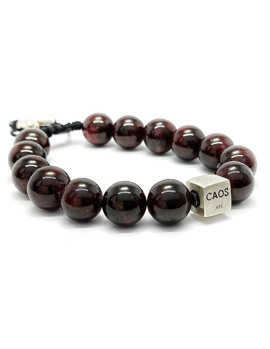 Pulsera de plata Dante con acabado brillante 2