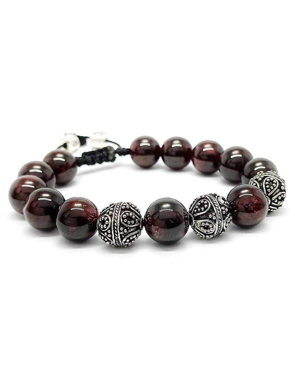 Pulsera de plata Dante con acabado brillante 2