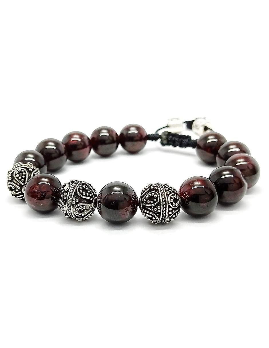 Pulsera de plata Dante con acabado brillante 3