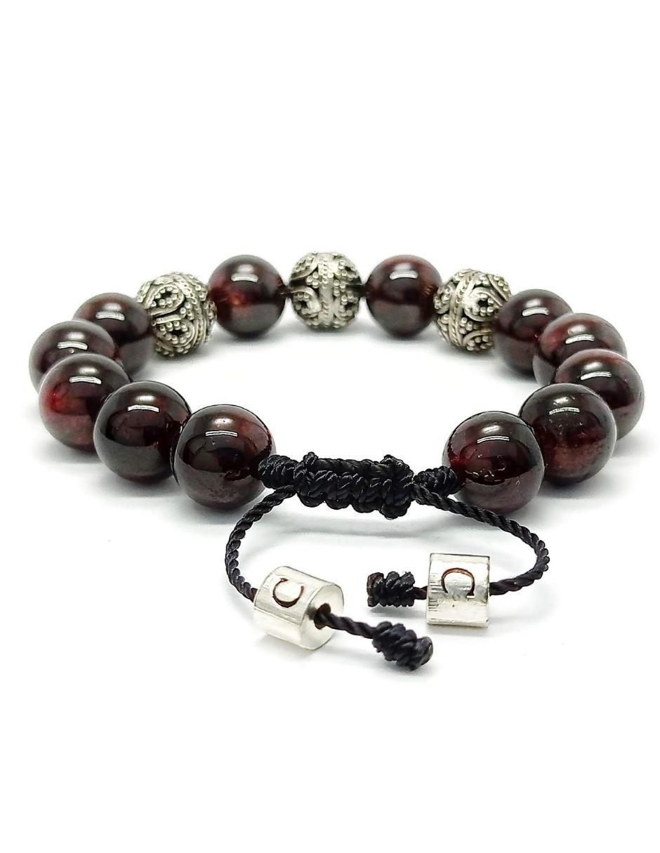 Pulsera de plata Dante con acabado brillante 4