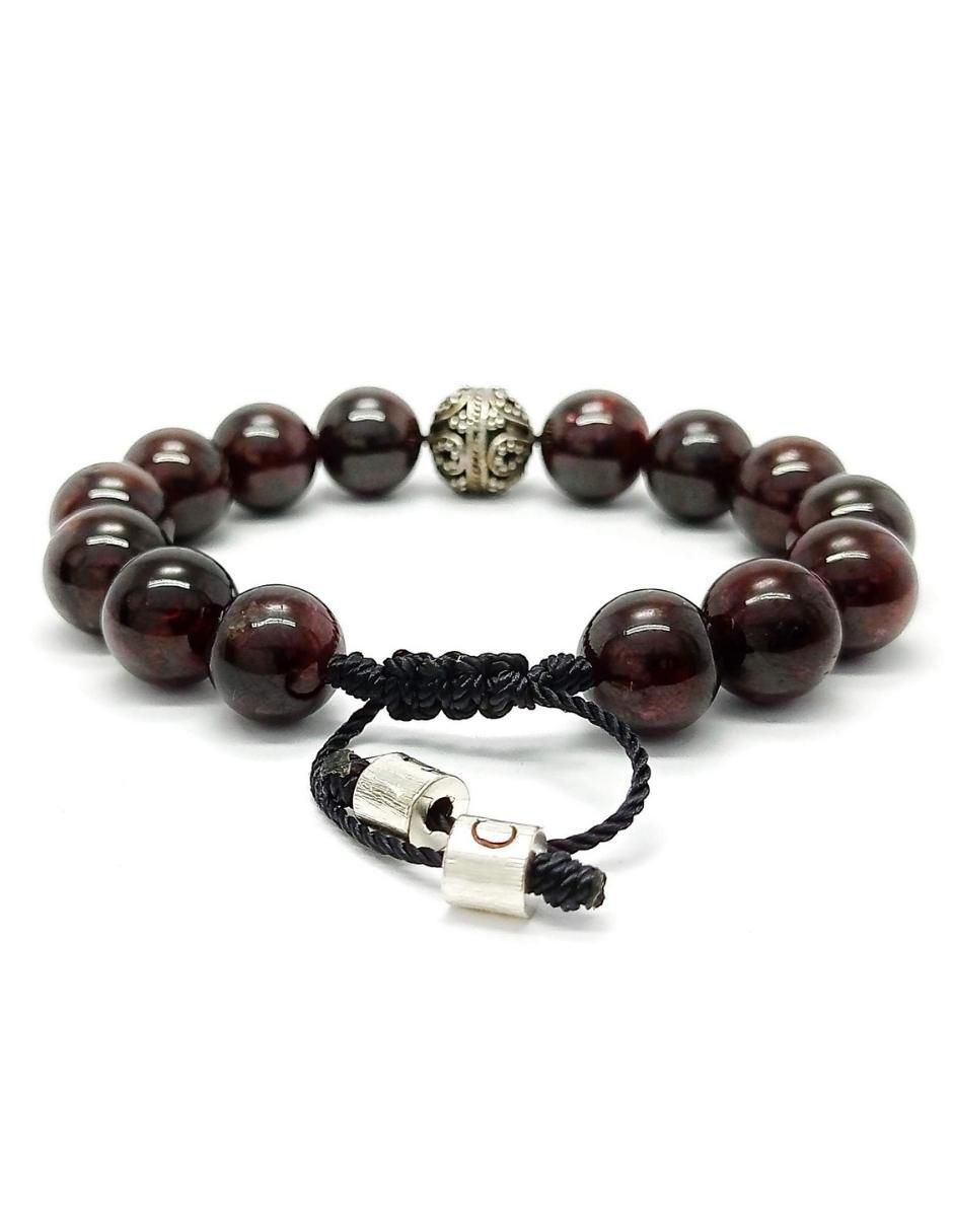 Pulsera de plata Dante con acabo brillante 3